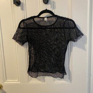 Urban Outfitters Mesh T-Shirt | Trendy & Lightweight | Size S